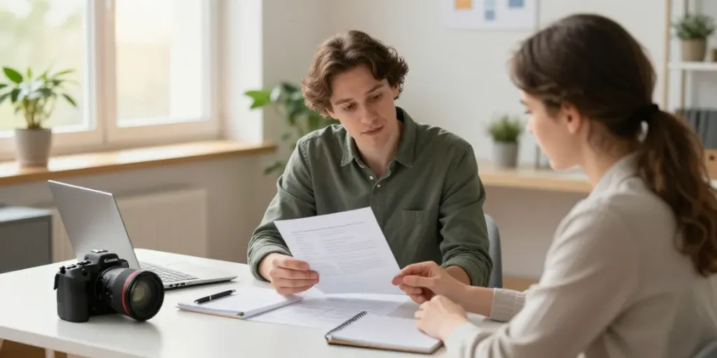 MPU Vorbereitung Hannover Beratungsgespräch mit Psychologen in modernem Büro.