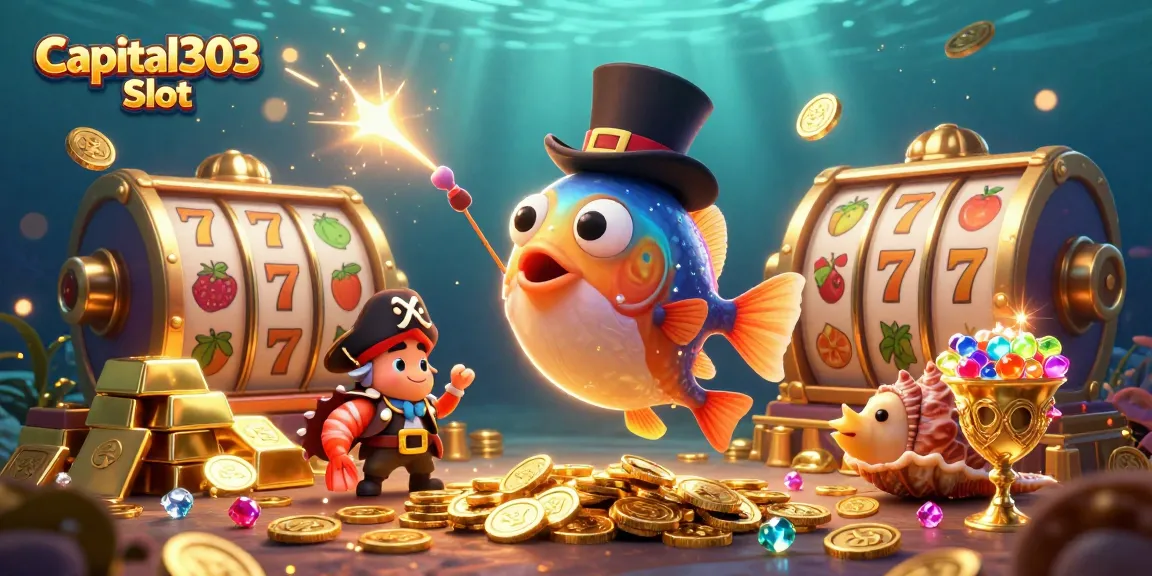 Win big with Capital303 Slot while exploring treasures in a vibrant underwater world.