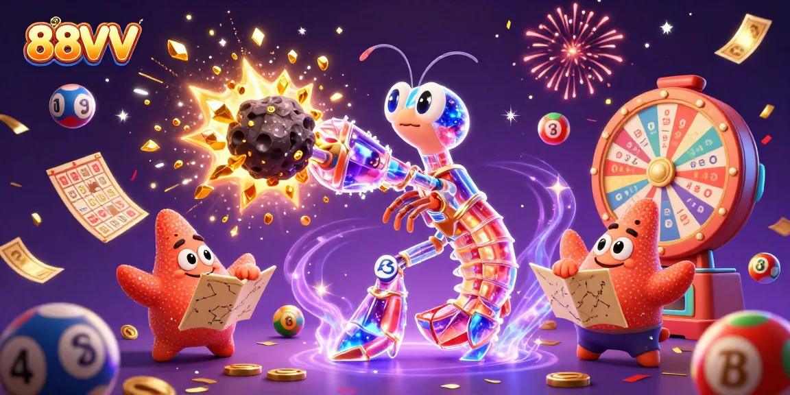 Experience 88VV with an explosive jackpot scene featuring exciting casino elements.