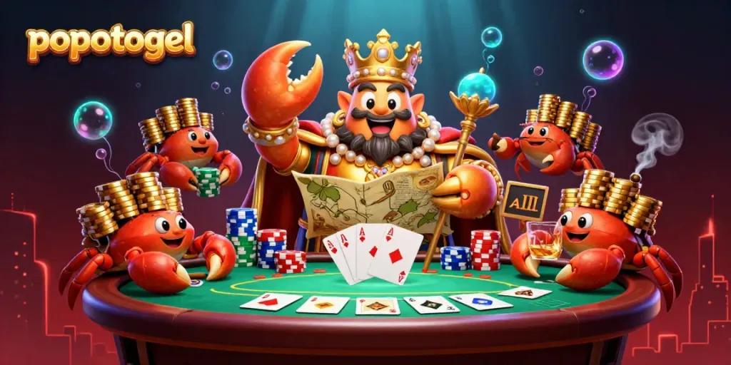 Pemain popotogel meraih kemenangan besar di meja poker dengan tumpukan chip dan kartu yang mengesankan.