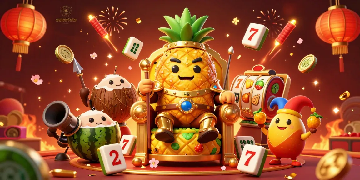 Menangkan kesempatan di ownertoto dengan ilustrasi kasino yang penuh warna dan elemen slot yang menarik.