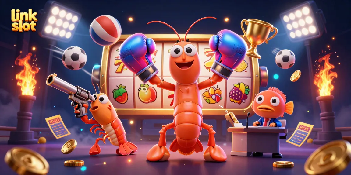 Raih kemenangan dalam slot link slot dengan karakter warna-warni dan simbol permainan yang berkilauan.