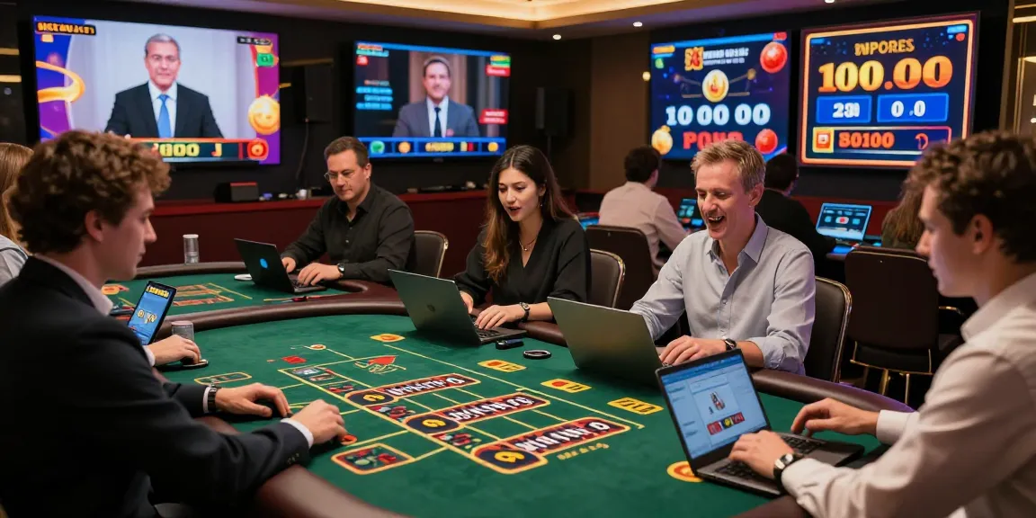 Mildcasino Live Taruhan Online with players enjoying a dynamic live casino experience and progressive jackpots.