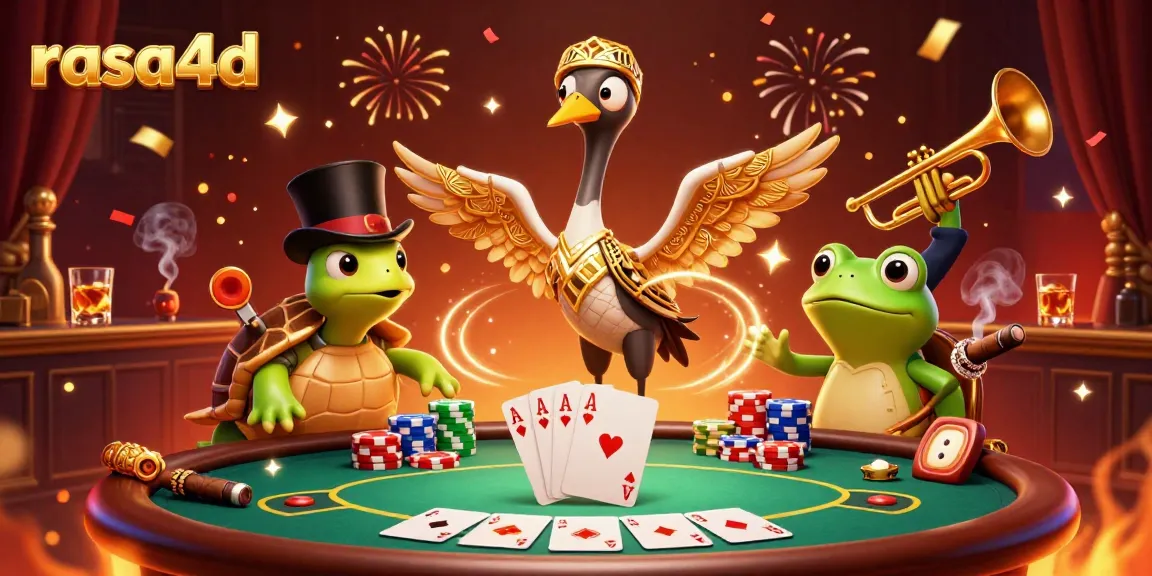 Rasa4d memberi kesempatan untuk memenangkan permainan poker bersama karakter kartun di kasino.
