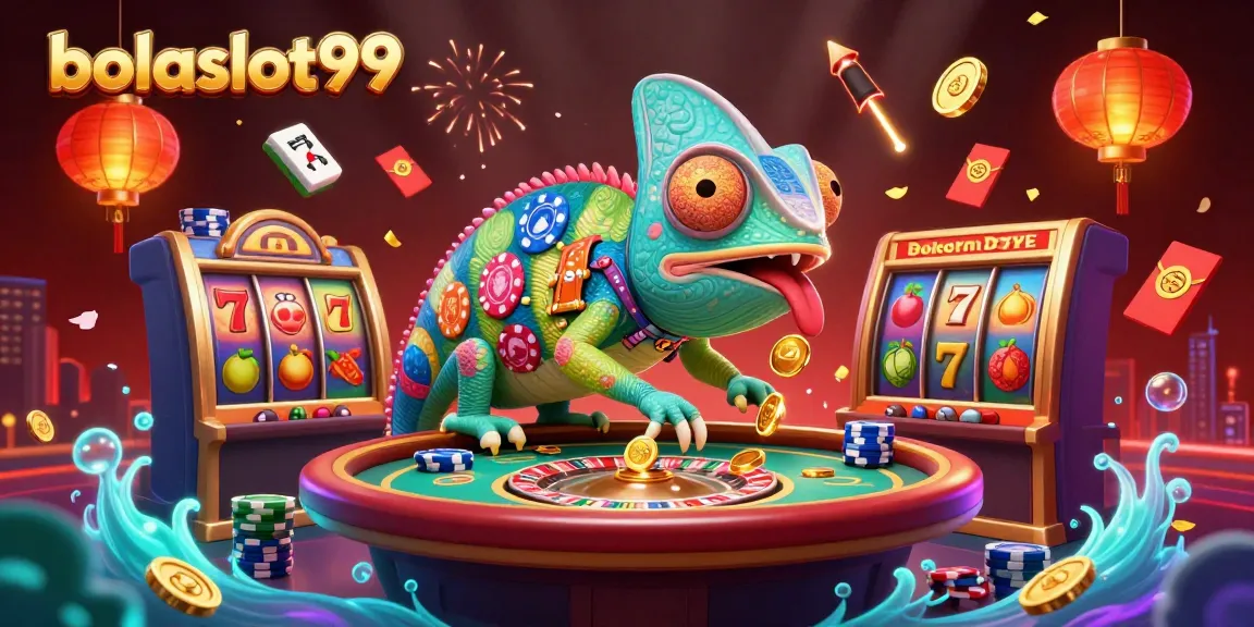 Engage in thrilling gameplay at bolaslot99, illustrated with vibrant gaming elements.