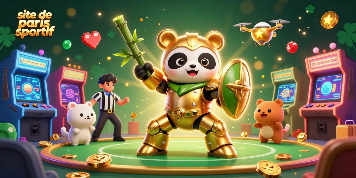 Pariez sur le site de paris sportif avec des personnages animés dans une scène de compétition vibrante.
