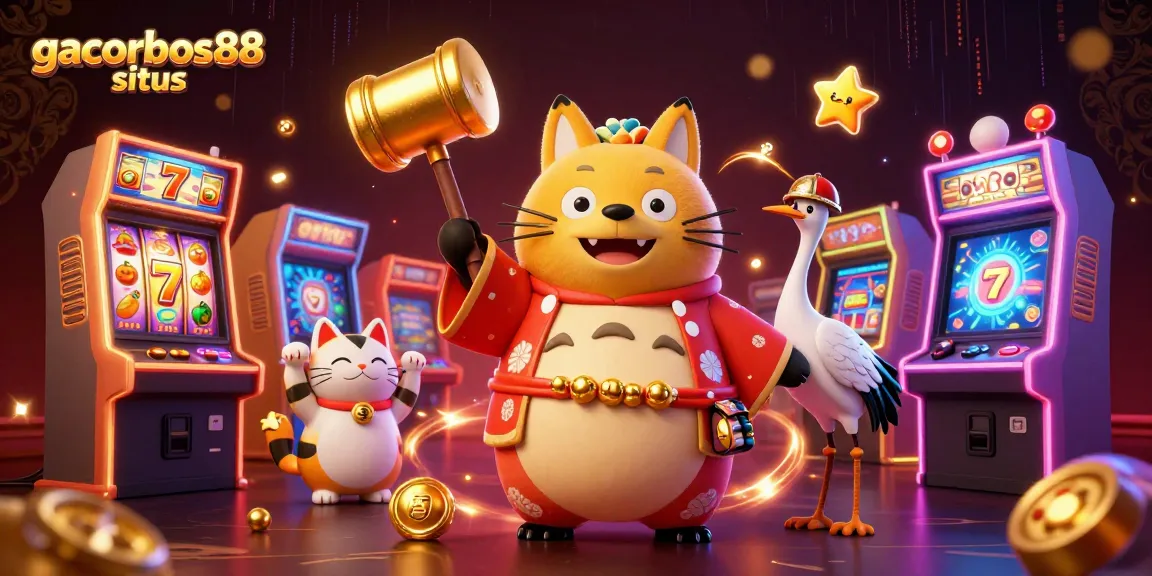 Win big at gacorbos88 situs with cheerful tanuki at a vibrant online casino!