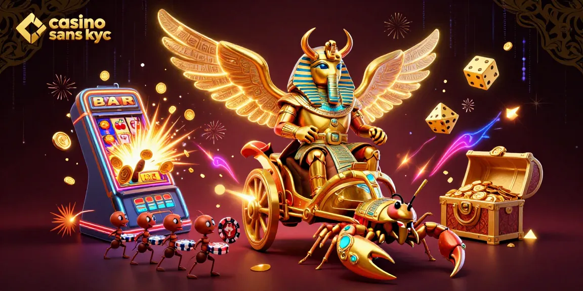 Profitez de l'excitation des jeux dans un casino sans KYC avec des éléments dynamiques et attrayants.