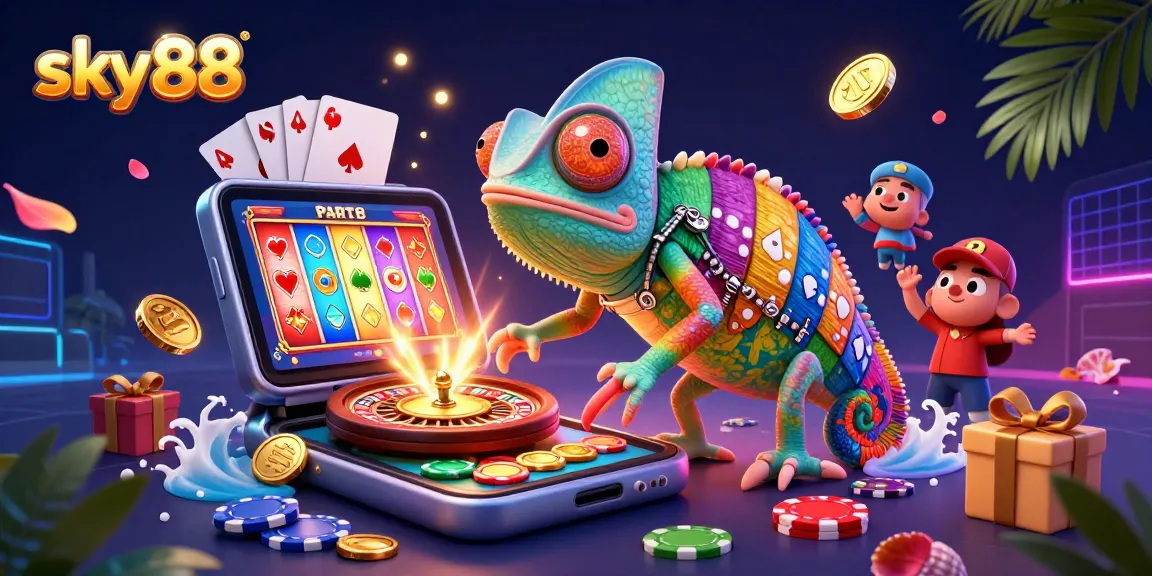 Play exciting casino games like slots and poker at sky88, with vibrant graphics and dynamic action.