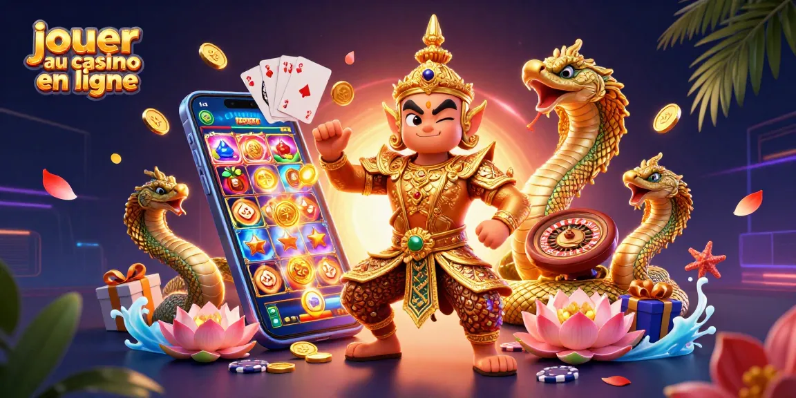 Jouer au casino en ligne avec des gardiens thaïlandais colorés et des jeux de casino dynamiques.