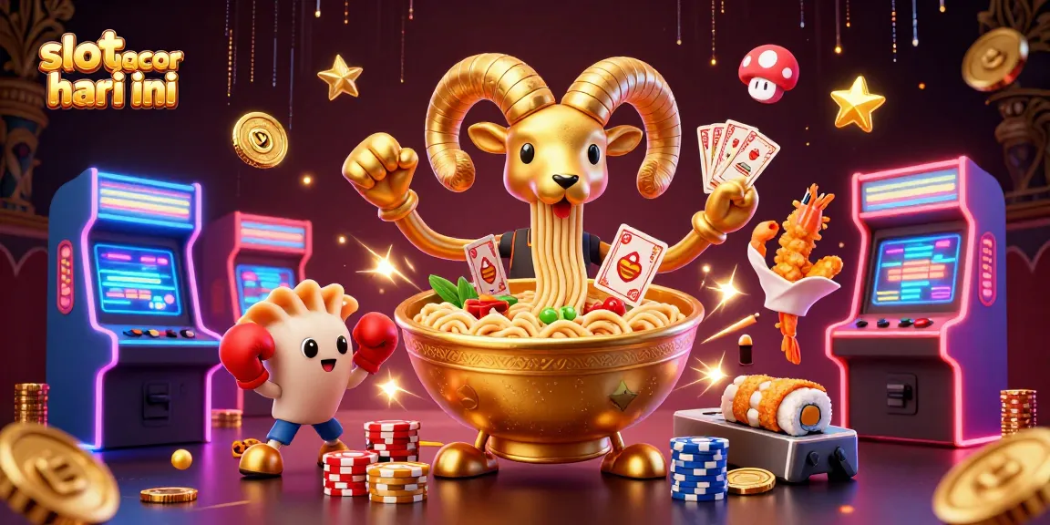 Win big with slot gacor hari ini featuring vibrant characters playing in a dynamic casino setup.