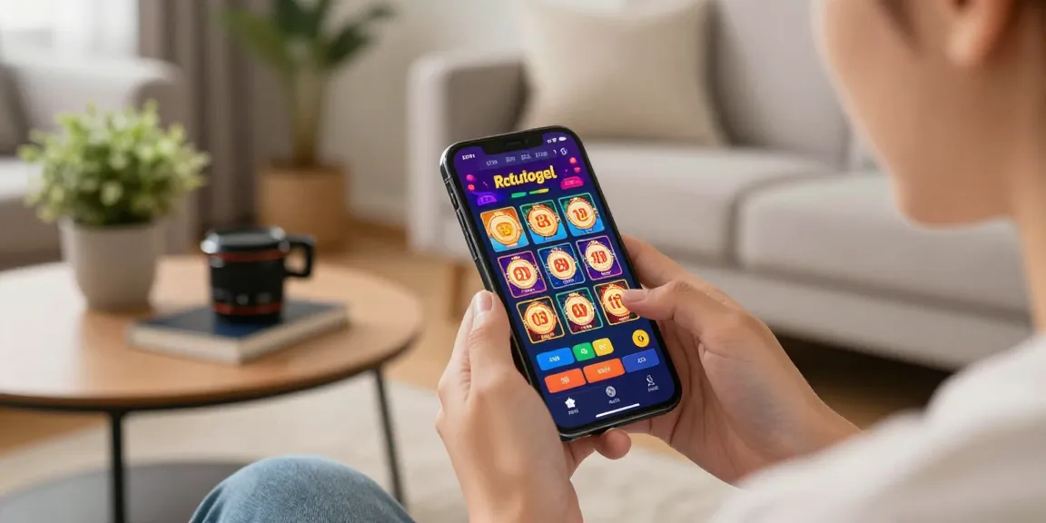 Pengguna menikmati layanan ratutogel dengan antusias di smartphone sambil menjelajahi opsi permainan.