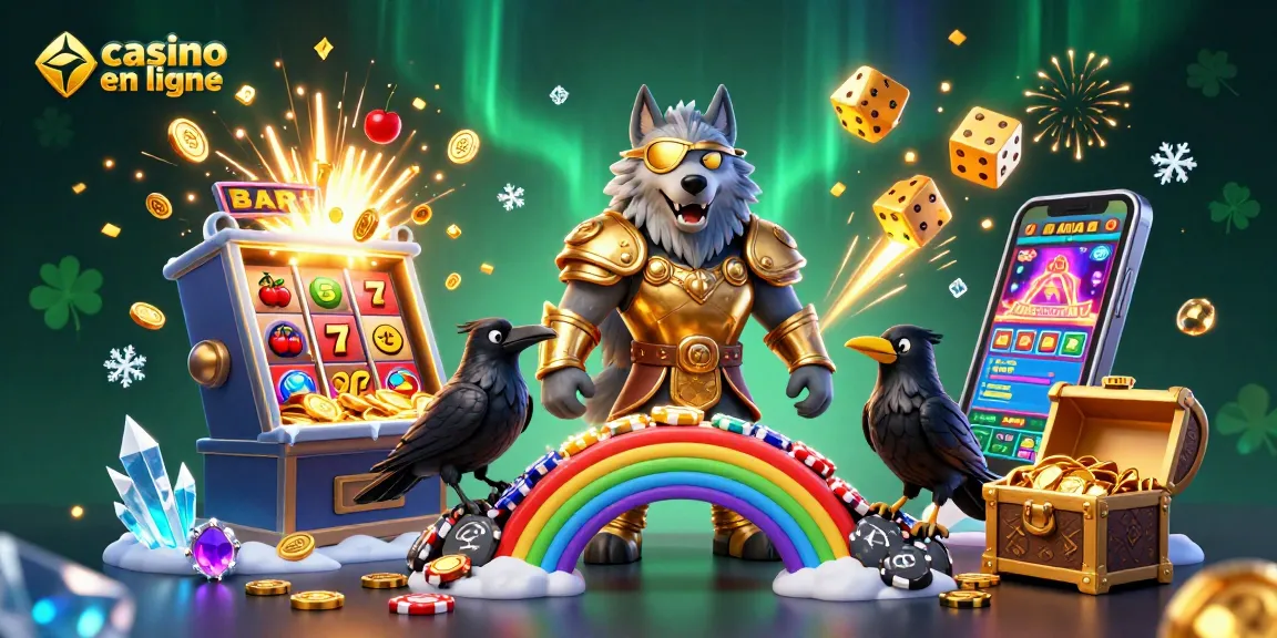 Le casino en ligne offre une expérience immersive avec des symboles de jackpots éclatants.