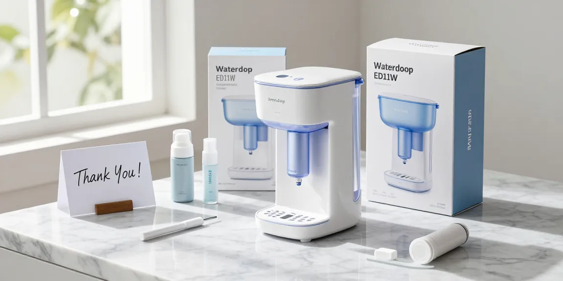 Waterdrop ED11W Rechargeable Water Filter Dispenser – Product review and best deals on an e-commerce platform.