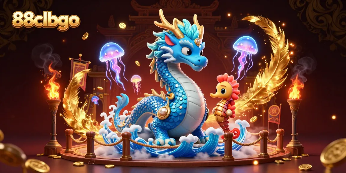 Engage in thrilling moments at 88clbgo with the majestic dragon and seahorse knight.