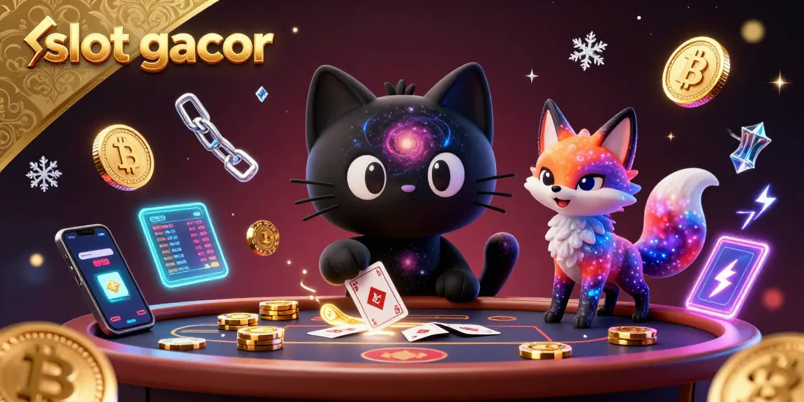 Engage in thrilling gaming with slot gacor featuring a cosmic casino scene.