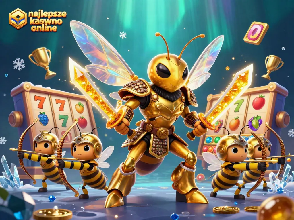 Experience the thrill of najlepsze kasyno online with vibrant casino elements and dynamic characters.