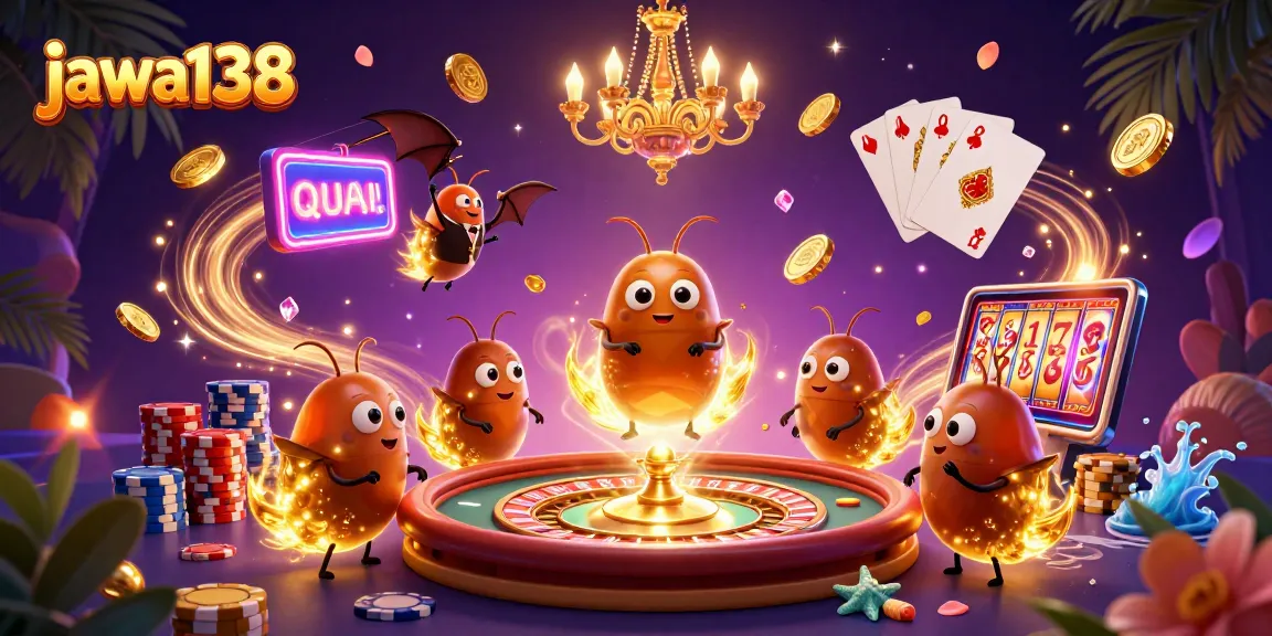 Experience excitement at the jawa138 casino with glowworms lighting up the action-packed scene.