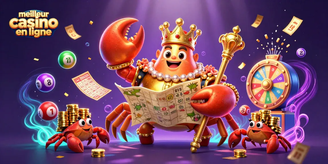 Offre l'expérience immersive du meilleur casino en ligne avec un crabe royal et des éléments de loterie différents.