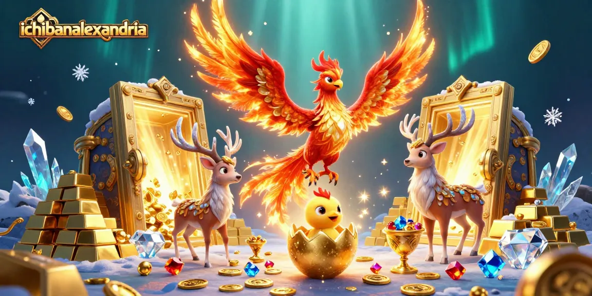 ichibanalexandria menghadirkan phoenix terbang dalam dunia slot online yang cemerlang.