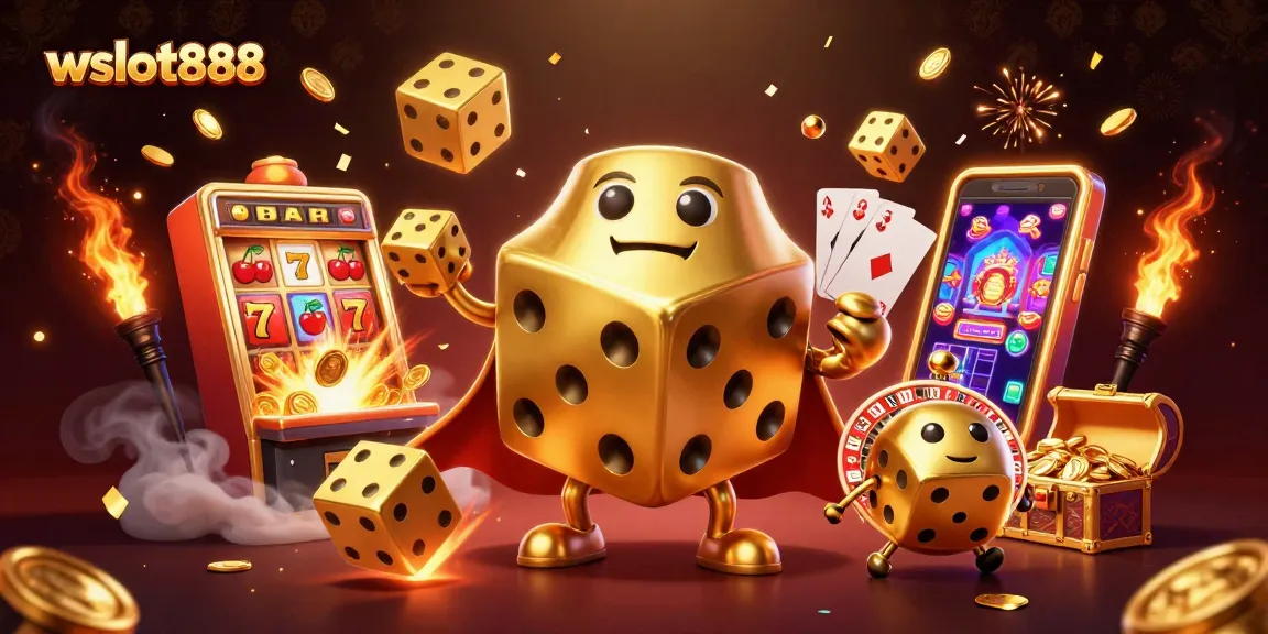 Jelajahi keseruan bermain wslot888 dengan dadu emas dan mesin slot meledak penuh koin.