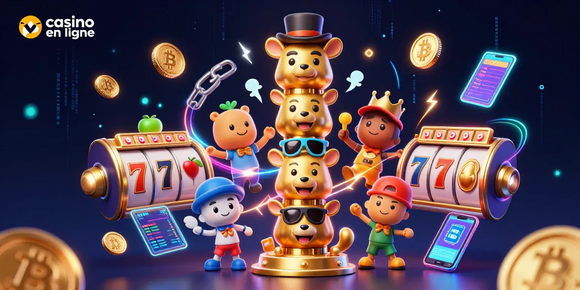 Jouer à des jeux passionnants de casino en ligne avec un totem animé et des symboles enivrés.