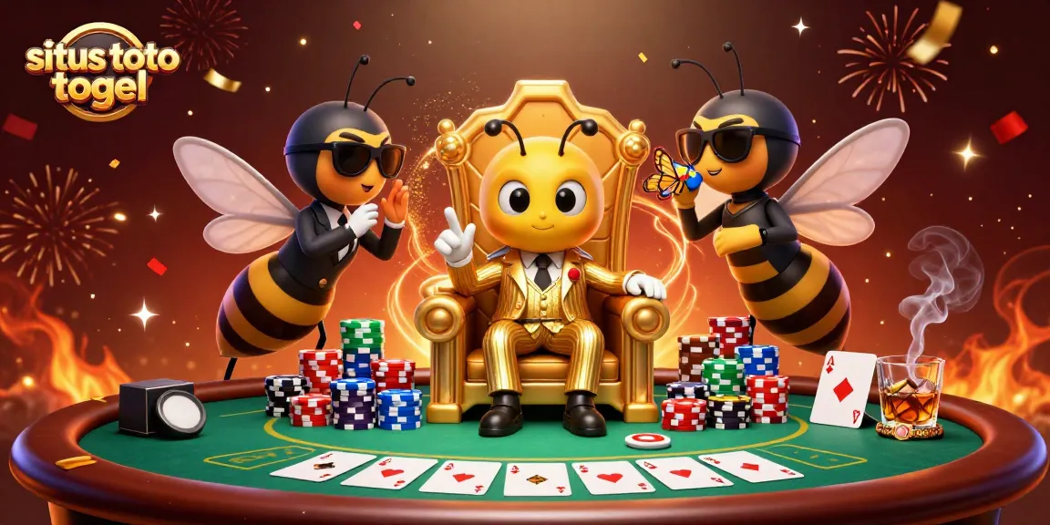 Engage with situs toto togel at the poker table in a vivid 3D illustration of a mob boss scene.