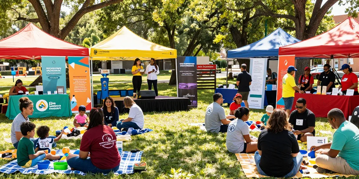 Elite Generations nonprofit fundraiser showcasing community engagement and empowerment at a vibrant outdoor event.