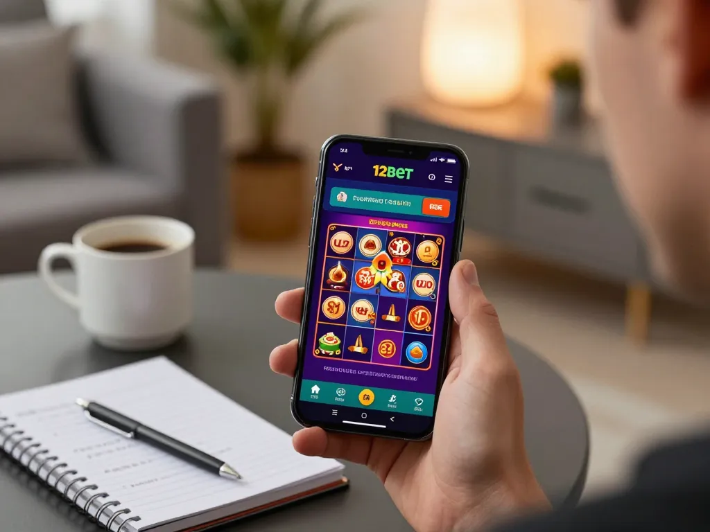 Người chơi khám phá ứng dụng casino 12bet trên smartphone để có trải nghiệm trò chơi trực tuyến thú vị