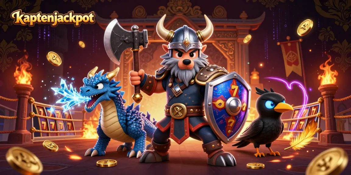 Engage with the kaptenjackpot excitement through an epic Viking and dragon themed online casino adventure.