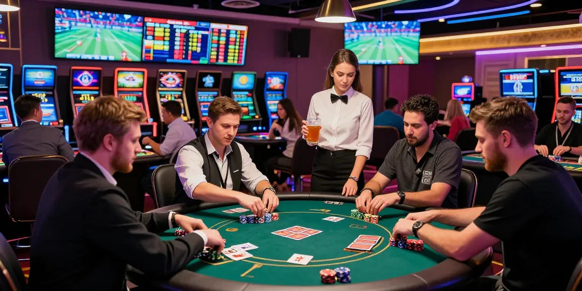 Exciting gambling environment showcasing newbet4d poker game with players and vibrant atmosphere.