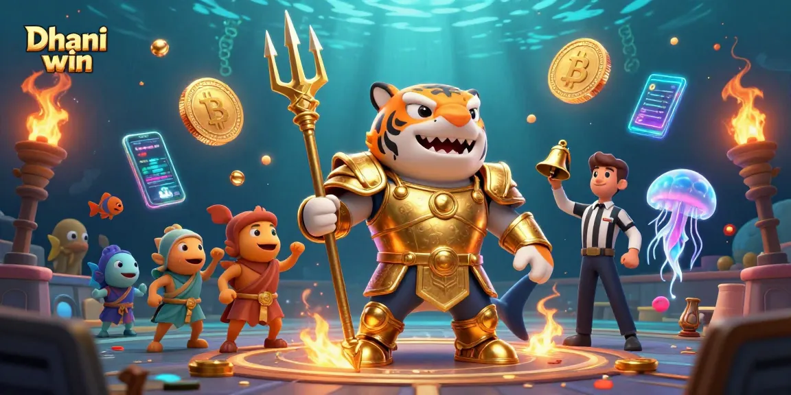 Engage with Dhani win's thrilling casino action featuring vibrant characters and colorful game elements.