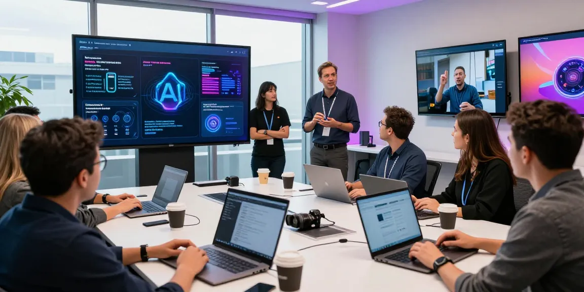 AWAM Discover showcases technology innovations at a vibrant conference scene.