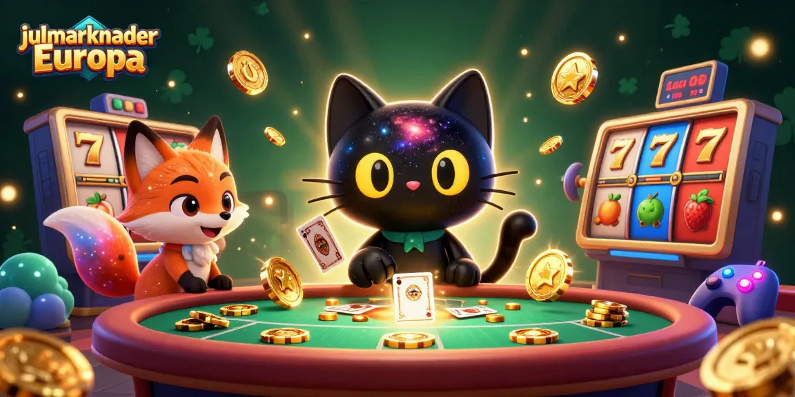 Experience the magic of julmarknader Europa with a cosmic casino adventure filled with colorful gaming elements.