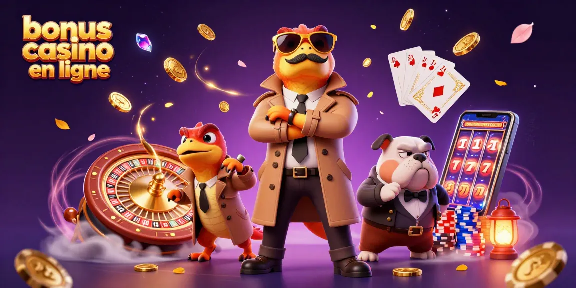 Profitez des bonus de casino en ligne avec des raptors comiques dans un décor de jeu vibrant.