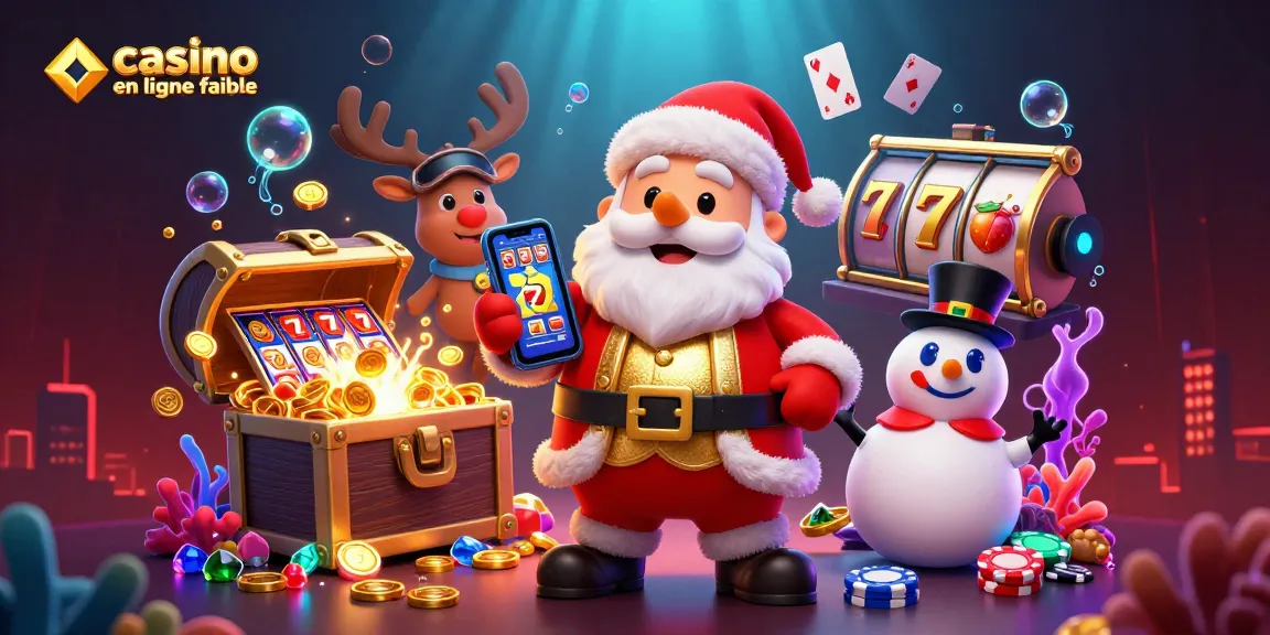 Découvrez une scène dynamique de casino en ligne fiable avec un Saint Nicolas 3D vibrant et ses amis.