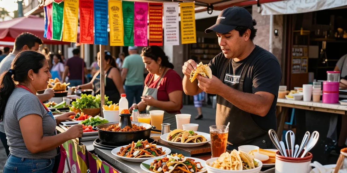rokok88 adventure in Mexico City enjoying authentic tacos at a bustling market