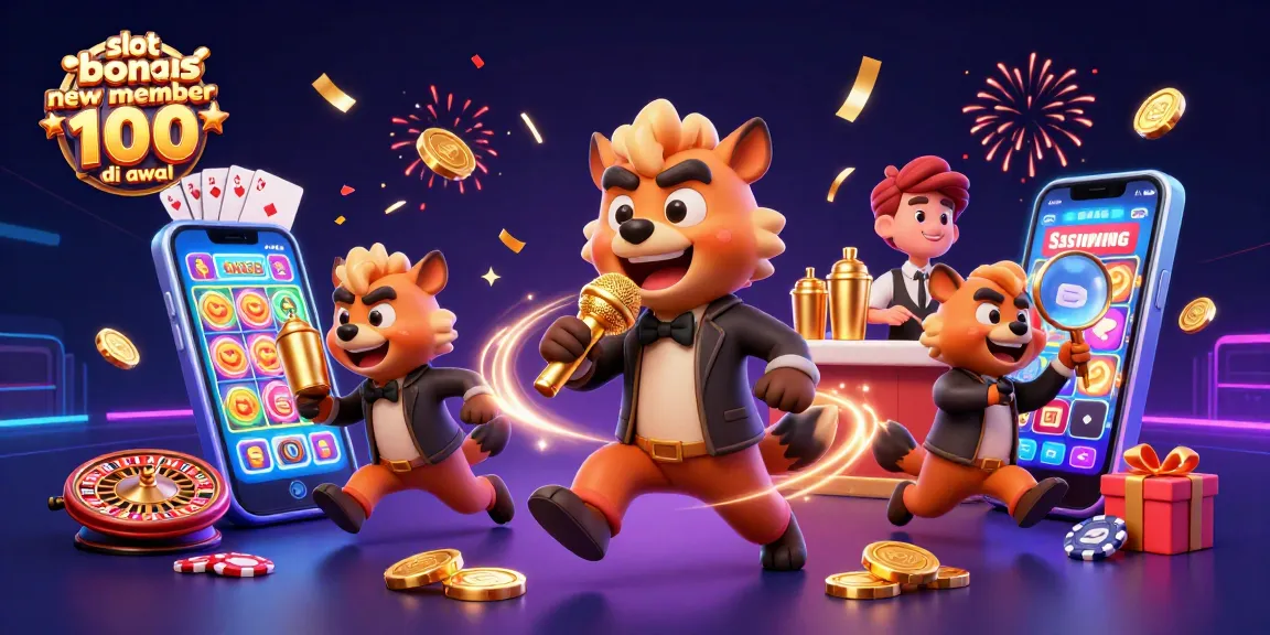 Menyaksikan slot bonus anggota baru 100 di awal dengan hyena lucu di klub kasino, bar, dan pemeriksa ID.