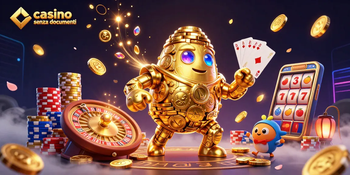 Gioca nei migliori casino senza documenti, con personaggi del gioco d'azzardo animati.