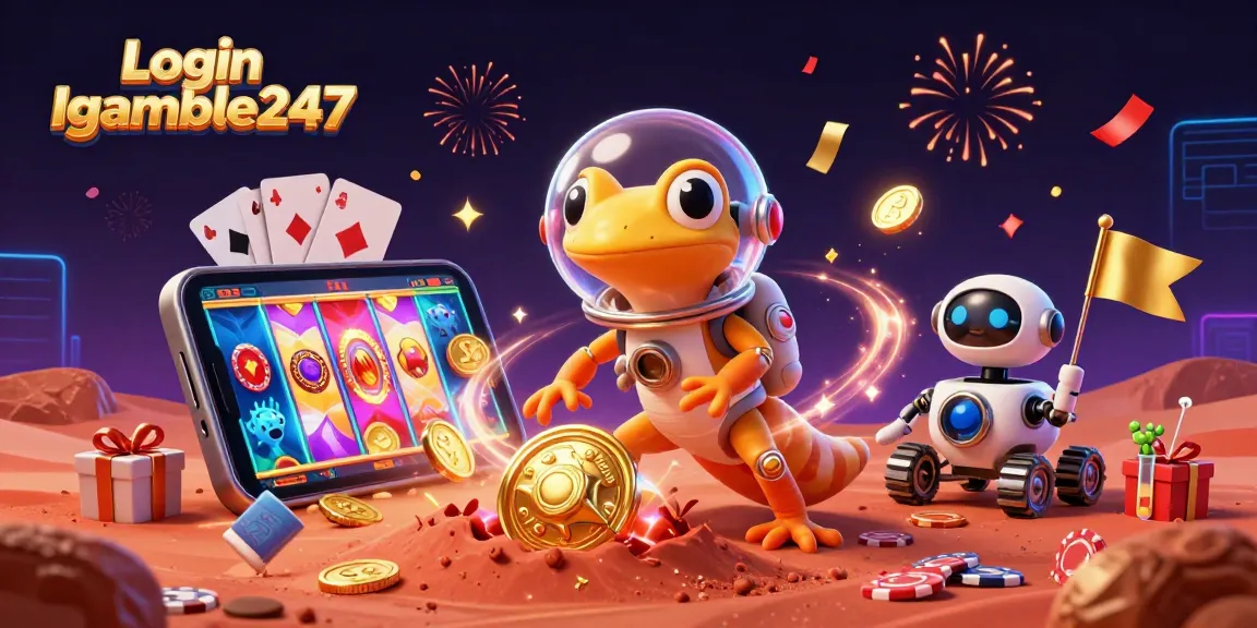 Login Igamble247 offers an exciting 3D casino adventure with vibrant games and characters.