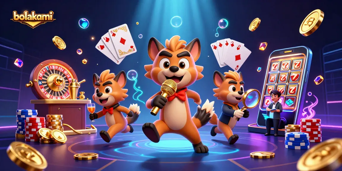 Experience the thrilling excitement of bolakami with vibrant casino hyenas and sparkling elements.
