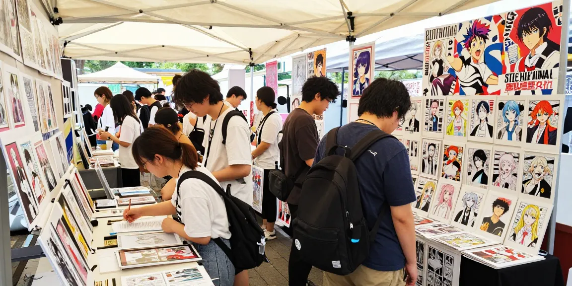 Exciting doujinhentai-th.com manga marketplace filled with artists and fans exploring creative works.