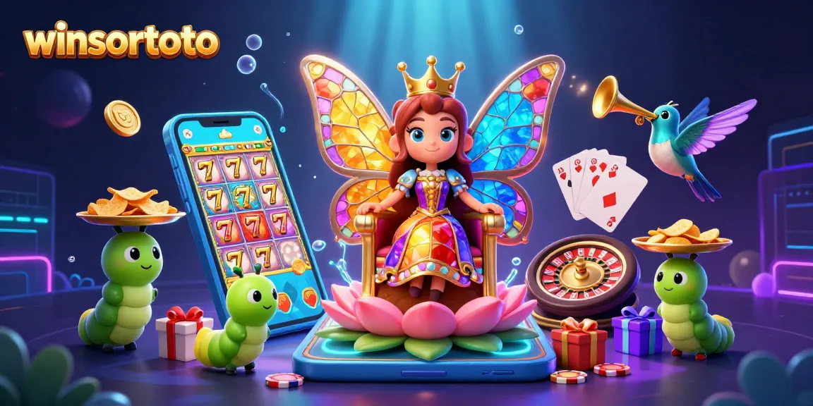 Winsortoto mempersembahkan ratu kupu-kupu 3D bertatahkan kaca warna mempesona di kasino virtual.