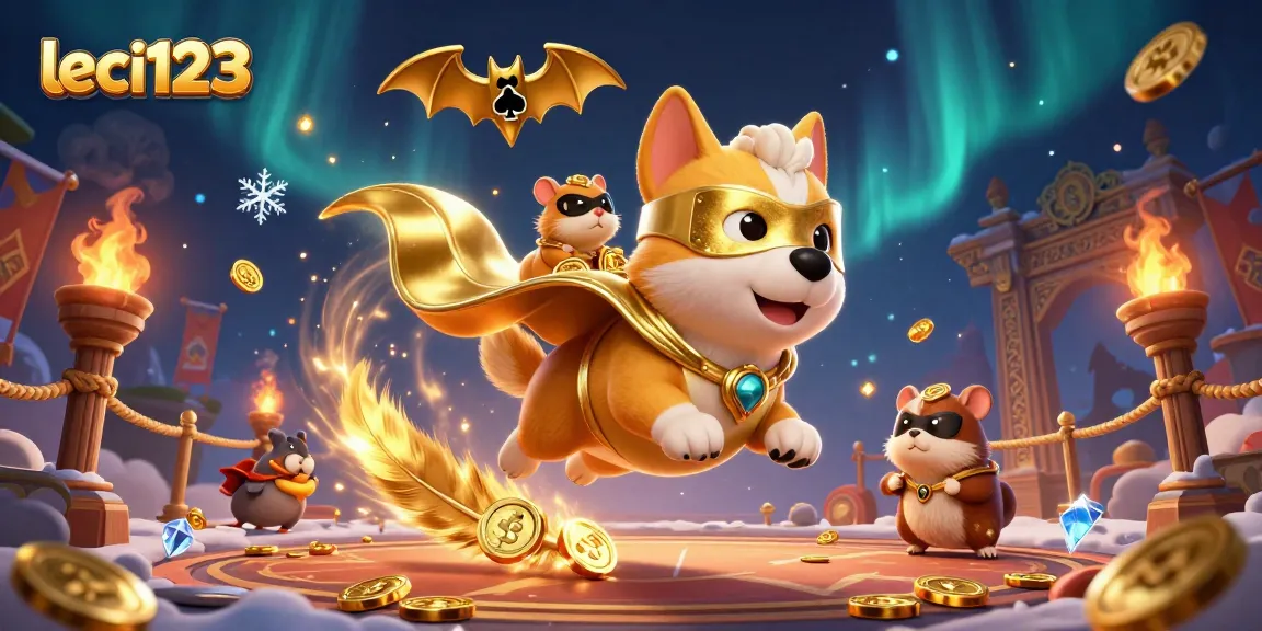 Experience exciting challenges in leci123, where a superhero dog and hamster conquer the gamble.
