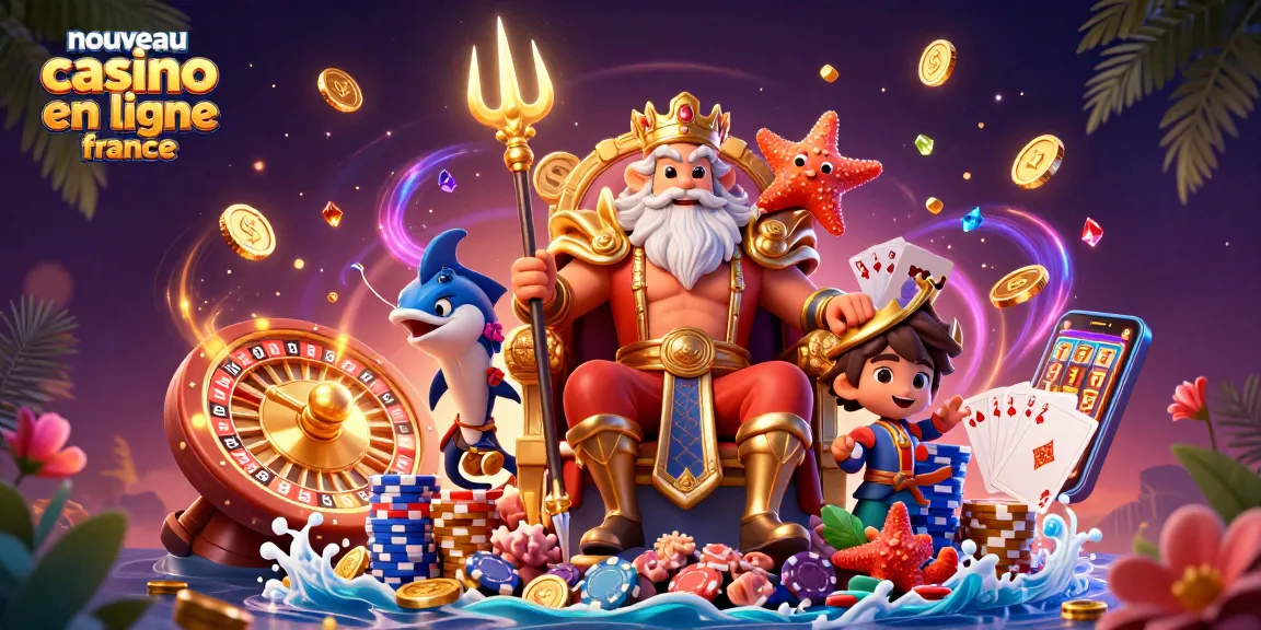 Jouez sur le nouveau casino en ligne France avec Neptune et ses trésors scintillants.