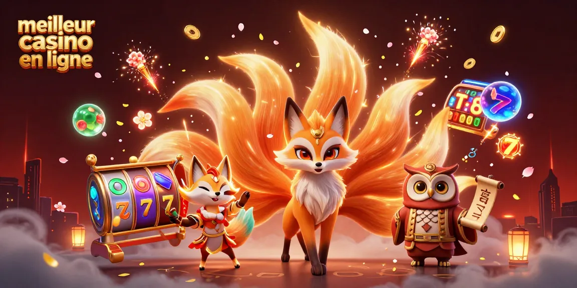 Découvrez le meilleur casino en ligne avec une illustration captivante des jeux de machines à sous et du jackpot.